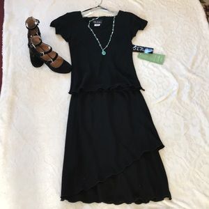 New black 2-piece black skirt and top set !